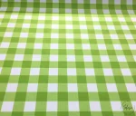 Light Green Plaid Upholstery Fabric