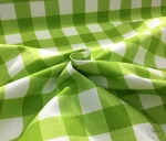 Light Green Plaid Upholstery Fabric - Image 5