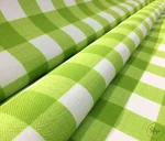 Light Green Plaid Upholstery Fabric - Image 8