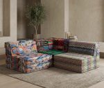 mahjong style corner sofa