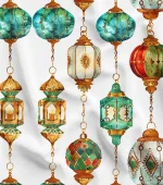 Modern Fabric Style with Vintage Lamp Design - Image 4