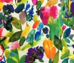 Multicolored Leaf Pattern Upholstery Fabric - Image 4