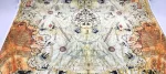 Piri Reis Map Patterned Upholstery Fabric - Image 3