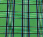Plaid Green Curtain Fabric - Image 3