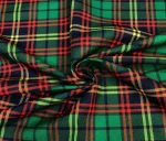 Red and Green Plaid Fabric Model - Image 3