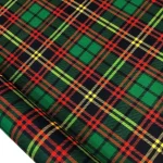 Red and Green Plaid Fabric Model