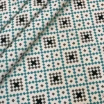 Stylized Winter Patterned Cover and Upholstery Fabric