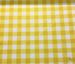 Yellow Plaid Upholstery Fabric - Image 4