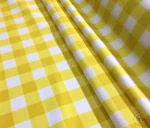 Yellow Plaid Upholstery Fabric - Image 8