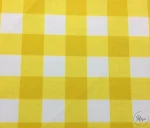 Yellow Plaid Upholstery Fabric - Image 11